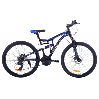 Horský Bicykel Fuzlu Perfect Power 2D Shimano Čierno-modrý